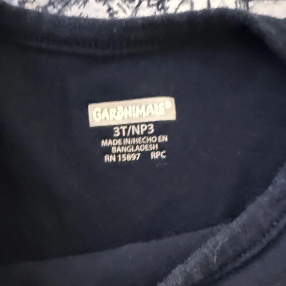 Garanimals Navy Long Sleeve with Gold Unicorn